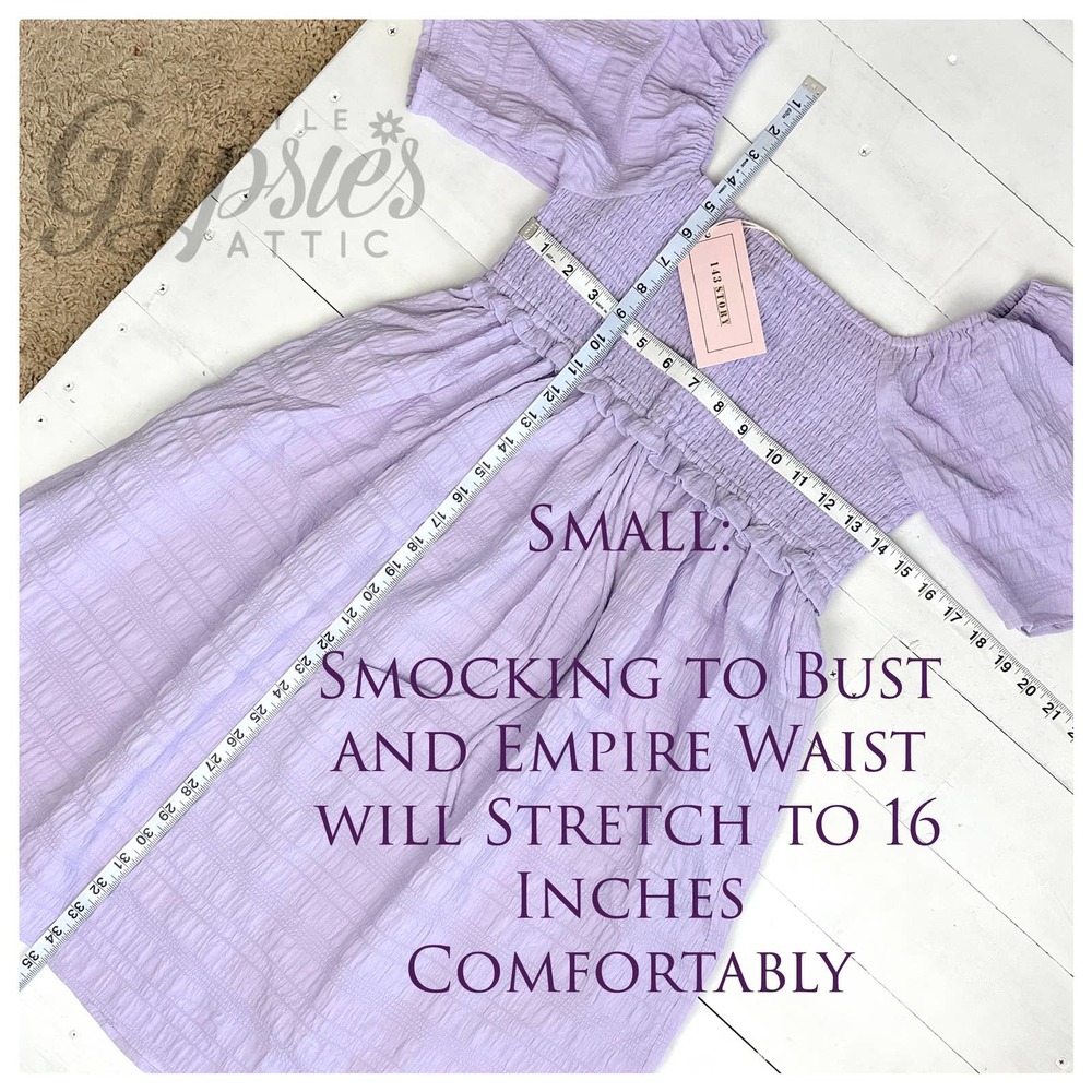 Lilac Mist Ruched Babydoll Dress - Picture 13 of 16